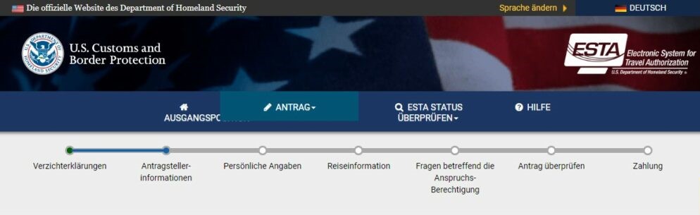 Schritte des ESTA-Prozesses